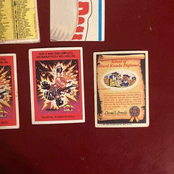 Vintage Garbage Pail Kids Cards - Picture 11 of 13